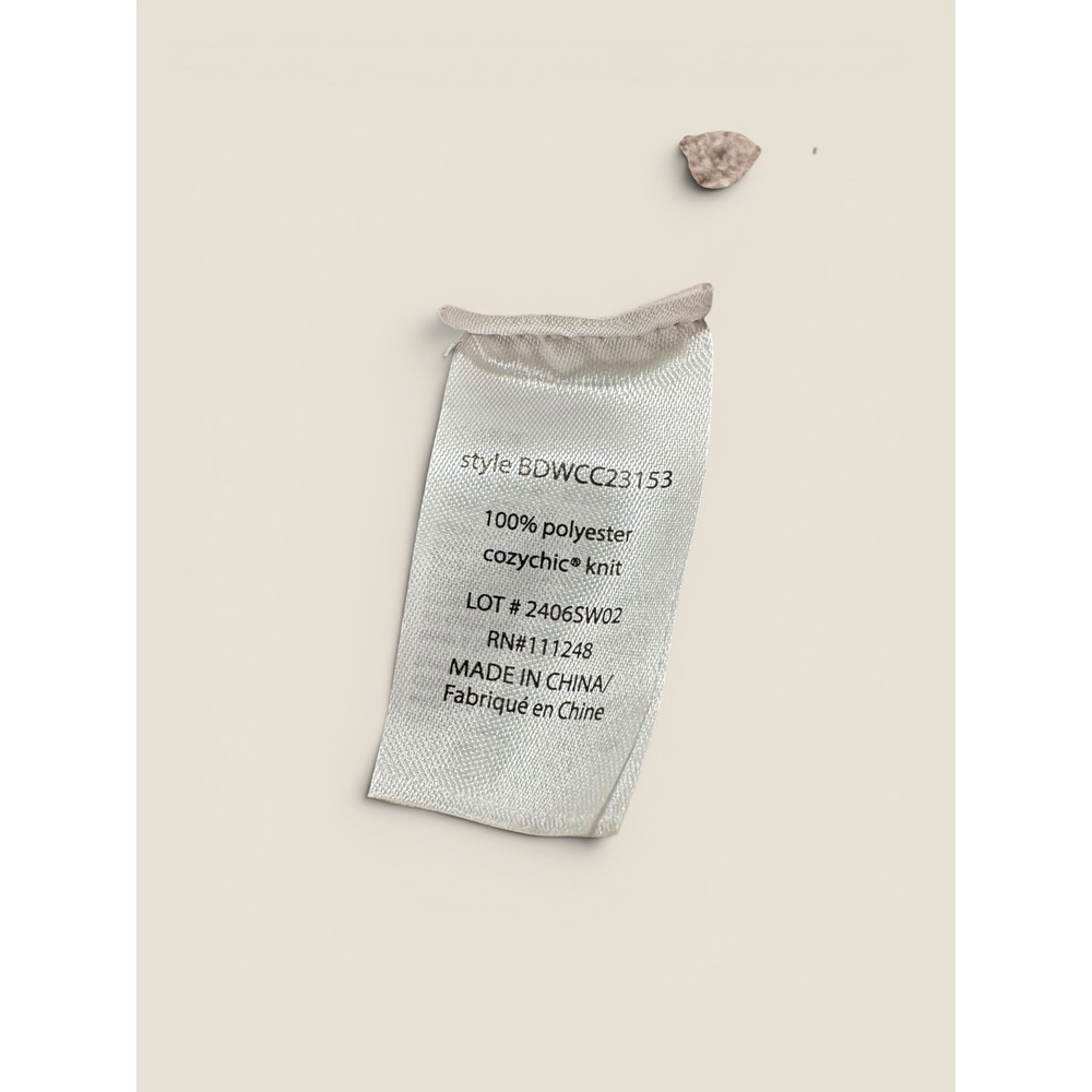 Barefoot Dreams CozyChic Robe Taupe Brown XXS/XS Plush Loungewear Wrap Cozy - Picture 4 of 5